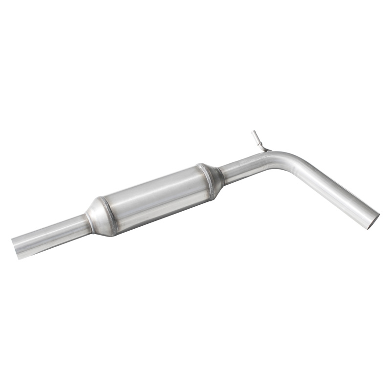 100% Inox Silencieux centrale sur mesure pour Volkswagen Polo (6C) 1.8 GTI 192cv 2015-2018 55mm