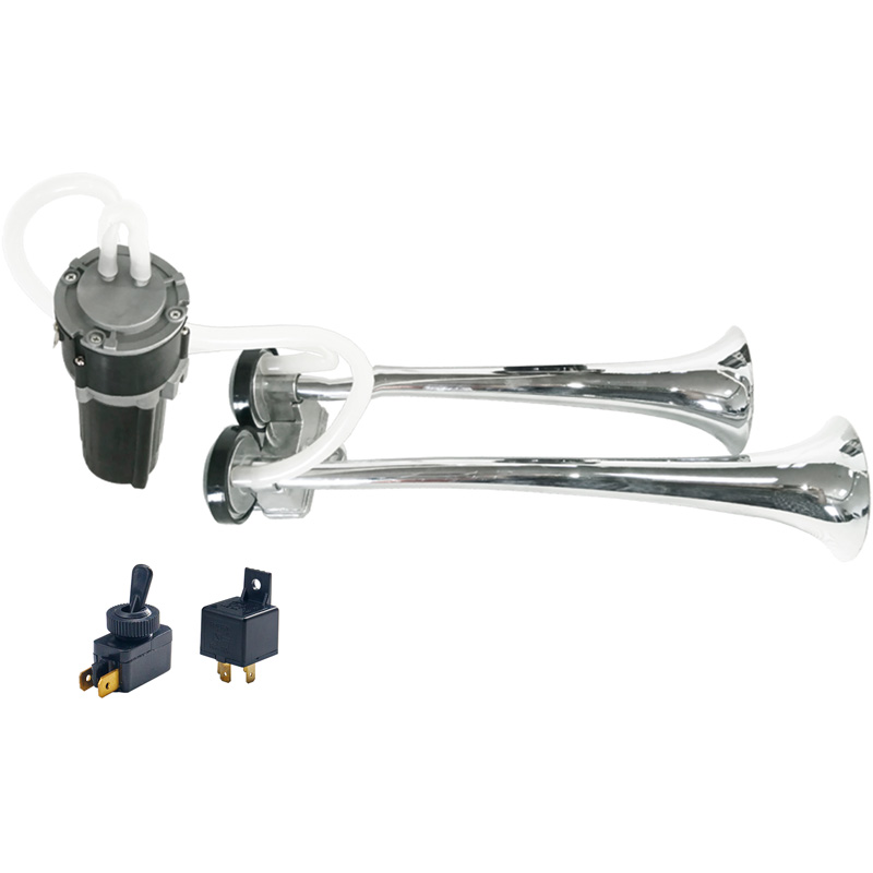 Simoni Racing Klaxon pneumatique 2 tons - Truck - 12 V 118 dB - Aluminium