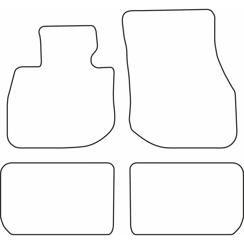 Set de tapis de sol sur mesure pour BMW iX1 Electric (U11) 2022-
