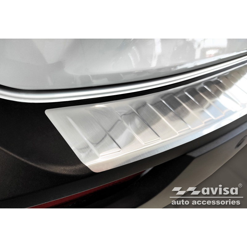 Protection de seuil arrière inox sur mesure pour Mazda MX-30 2020- 'Ribs'