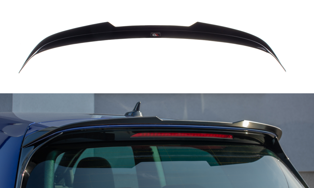 Opzetstuk Spoiler VW Golf 7/7.5 R / GTI Facelift Glans Zwart