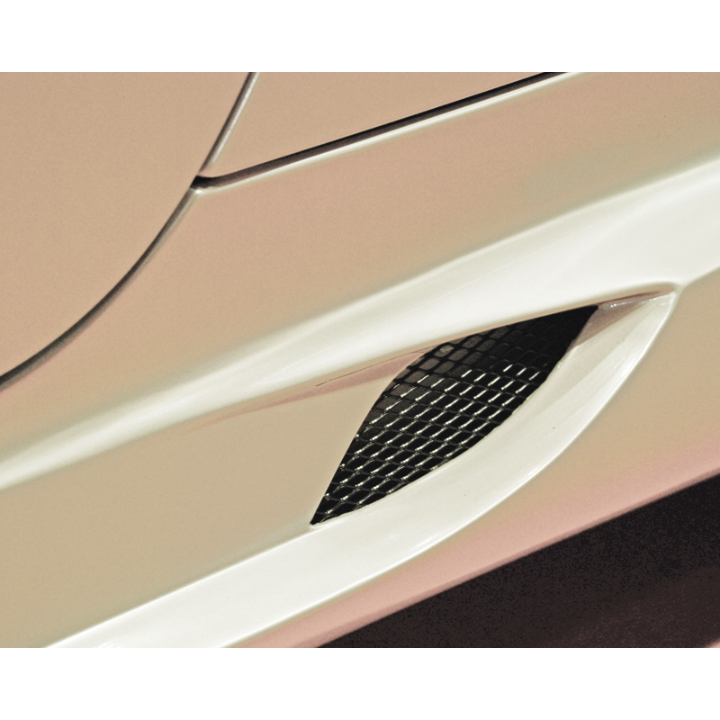 Foliatec Aluminium Grillage-Race medium noir 20x60cm - 2 pièces