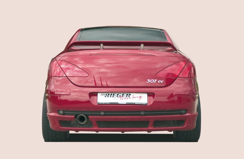 Spoilerzwaard voor Achteraanzet Peugeot 307 CC Rieger