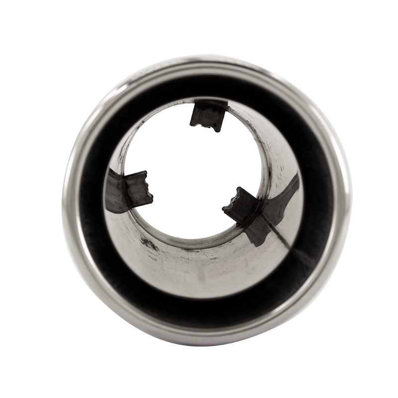 Simoni Racing Embout d'Échappement Rond Inox - Ø103xL200mm - Montage ->72mm