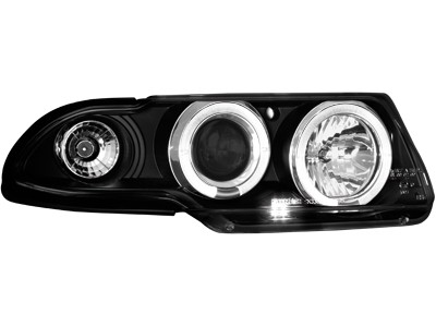 Phares Opel Astra F Angel Eyes 94-97 noire