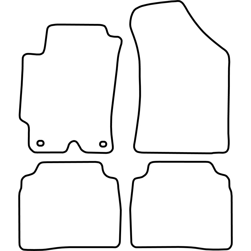 Set de tapis de sol sur mesure pour Hyundai Elantra 2000-2006