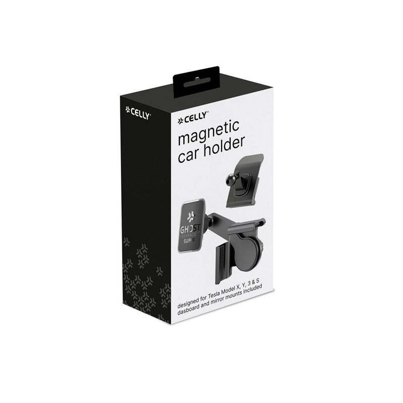 Support pour smartphone Celly Ghost Super sur mesure pour Tesla Modèle 3, S, X et Y