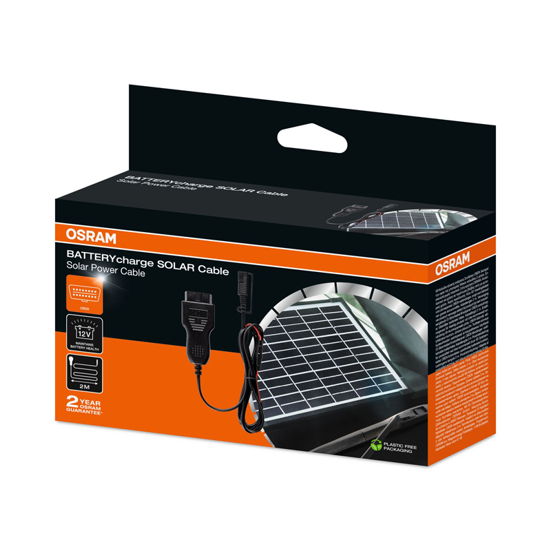 Osram BATTERYcharge Solar Cable OBD - Câble pour mainteneur de batterie solaire
