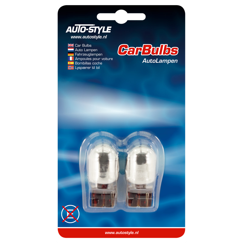 T-20 (WY21W) Ampoules 21W/12V Orange ChromeCoated, set de 2 pièces