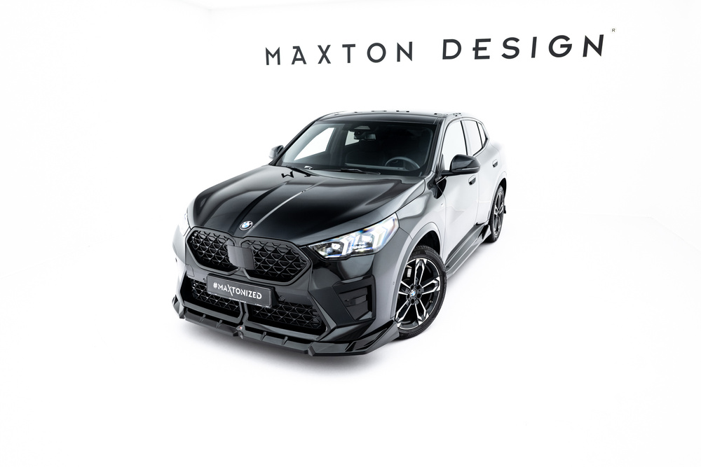 Voorspoiler BMW X2 M-Pack / iX2 U10 Maxton Glans Zwart