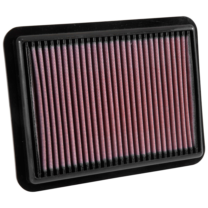 K&N Filtre à air de remplacement sur mesure pour Mazda 2 1.5D 2015 / Mazda 3 1.5 2013-, 1.5D 2015- / CX-3 1.5D 2015- / Toyota Yaris iA 1.5 2017- (33-5038)