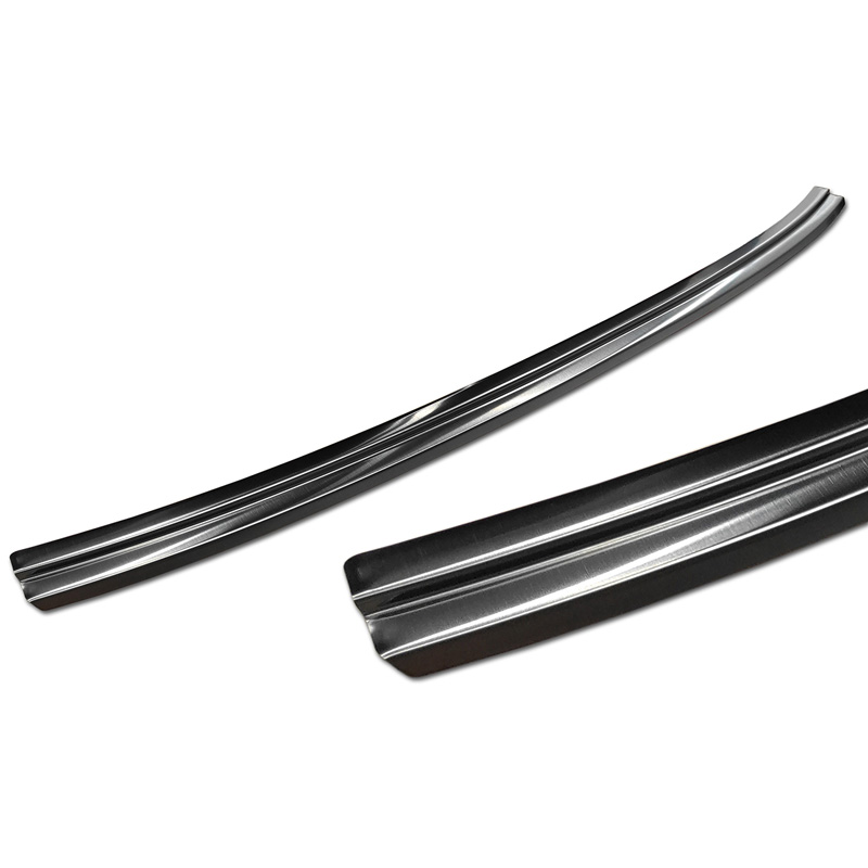 Protection de seuil arrière inox noir sur mesure pour Audi E-Tron incl. Sportback 2018-