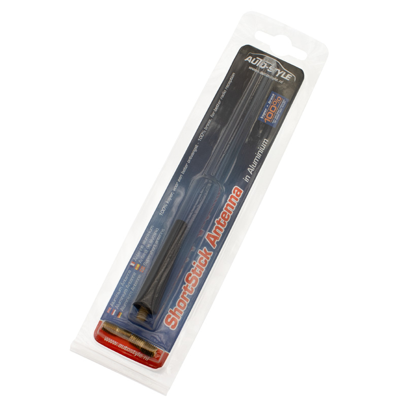 100% Cuivre Antenne Aero VIII, longueur 55mm - noir