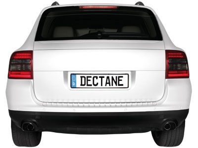 Feux arriere Porsche Cayenne LED rouges/de fumee