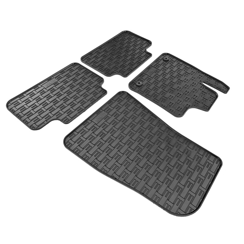 Set tapis de caoutchouc sur mesure pour Volvo C40 Recharge 2021- & XC40 Recharge 2021- (4-pièces + points de fixage)