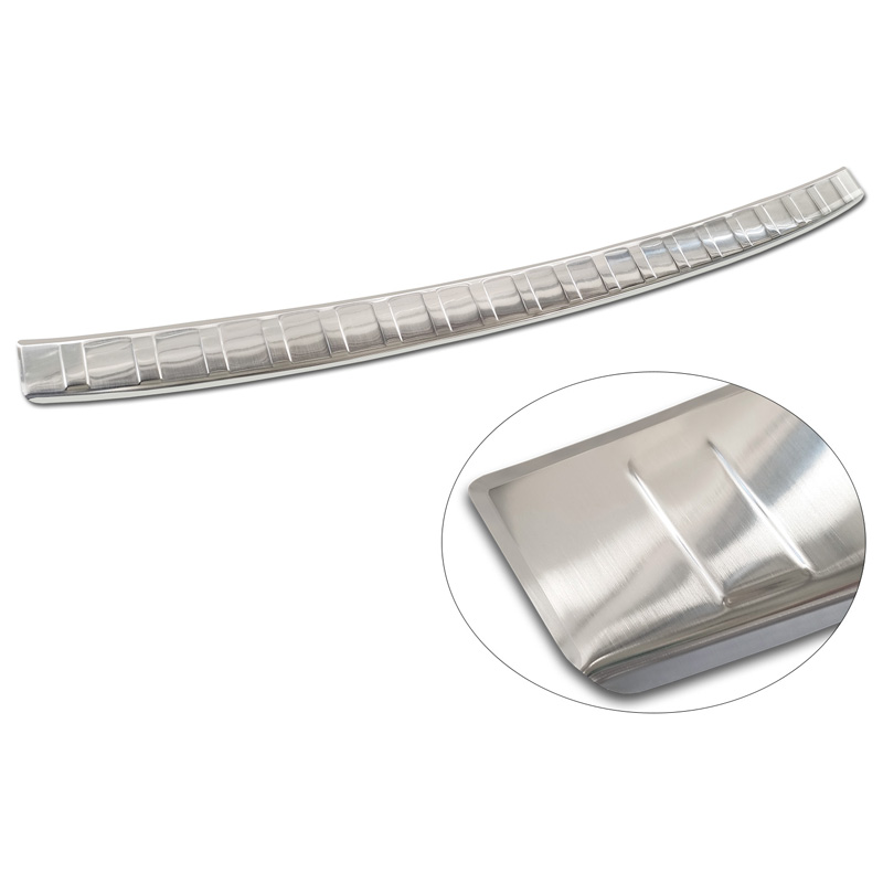 Protection de seuil arrière inox sur mesure pour Renault Megane E-Tech 2022- 'Ribs'
