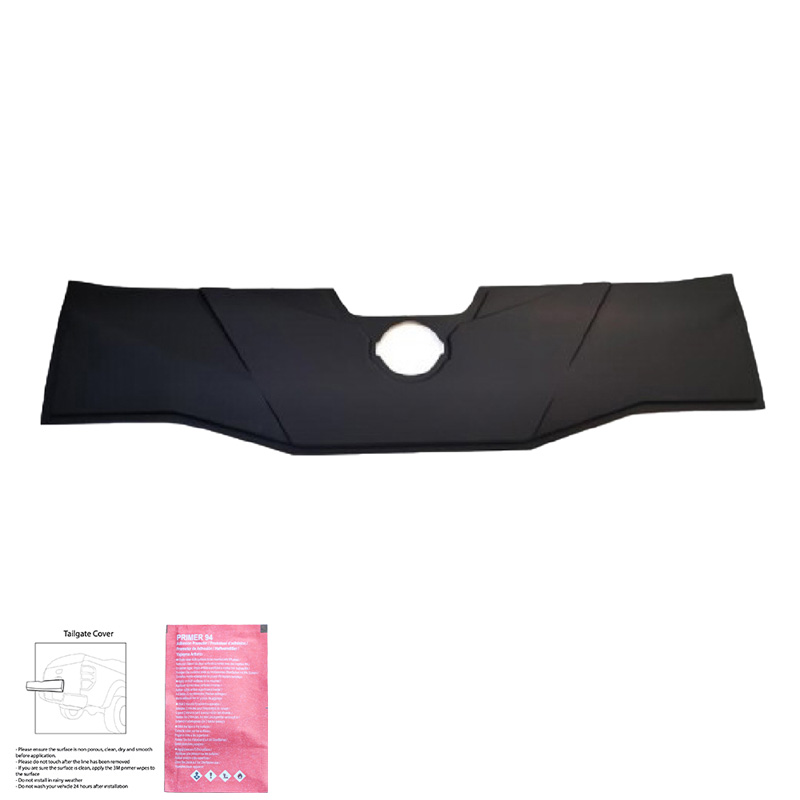 Protecteur de hayon sur mesure pour Nissan Navara NP300 (D23) 2014-2021 - Version 2 - Noir mat