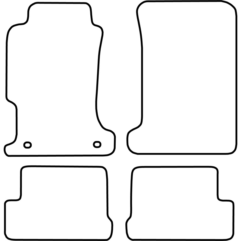 Set de tapis de sol sur mesure pour Honda Prelude 1992-1997