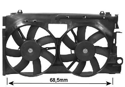 ventilator, type Gate Citroen Berlingo, 1996-2002
