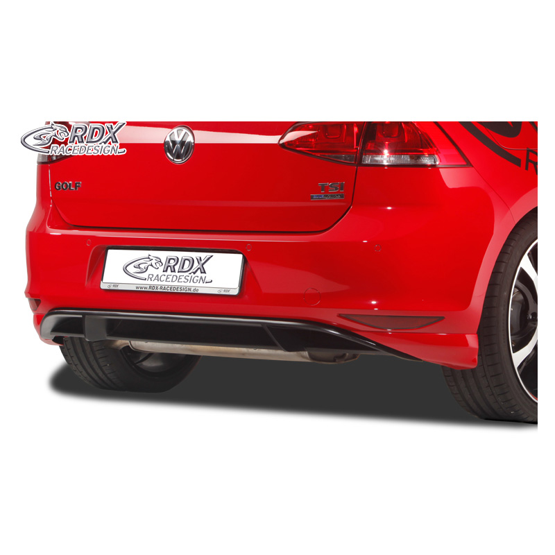 Jupe arrière 'Diffuseur' sur mesure pour Volkswagen Golf VII HB 3/5-portes 2012- excl. GTi/GTD (PUR)
