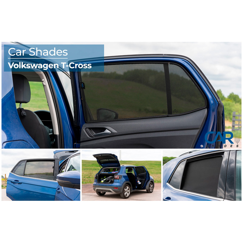 Set de Car Shades sur mesure pour Volkswagen T-Cross 2019- (4-pièces)