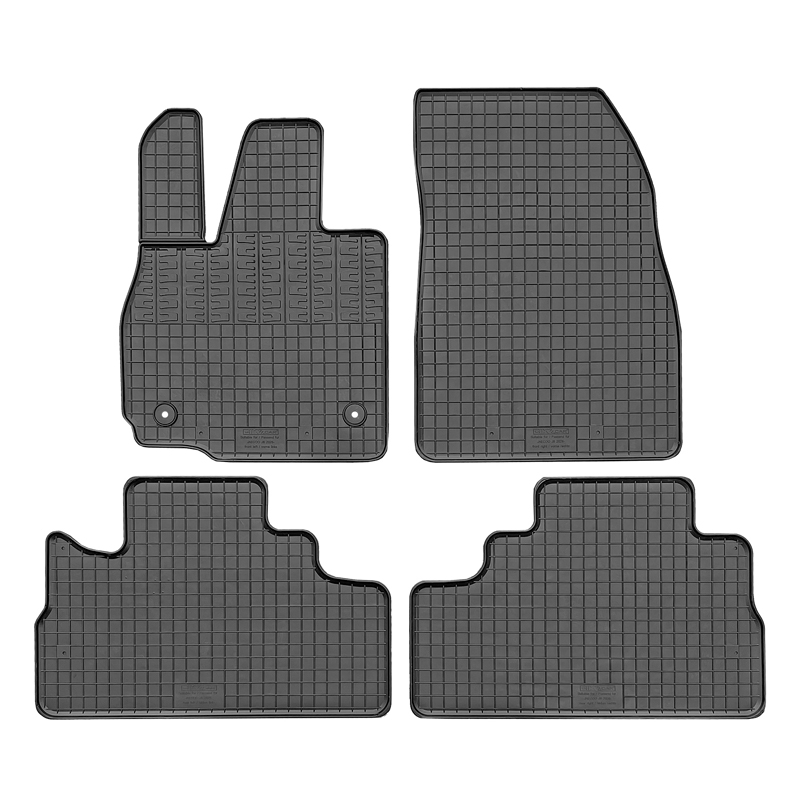 CIKCAR Set tapis de caoutchouc sur mesure pour Jaecoo 8 Super Hybrid 2026- (4-pièces + points de fixage)
