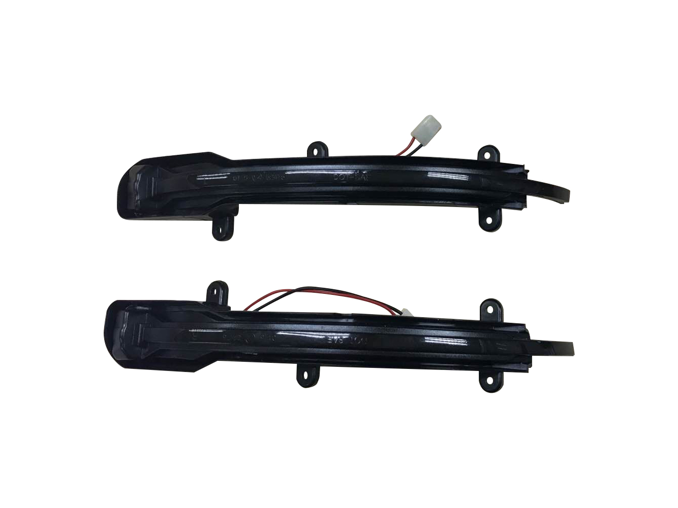 Set de Clignotants de Rétroviseurs LED sur mesure pour Audi Q5 2012-2016 & Q7 2010-2015 - Fumée - incl. Feux Dynamiques