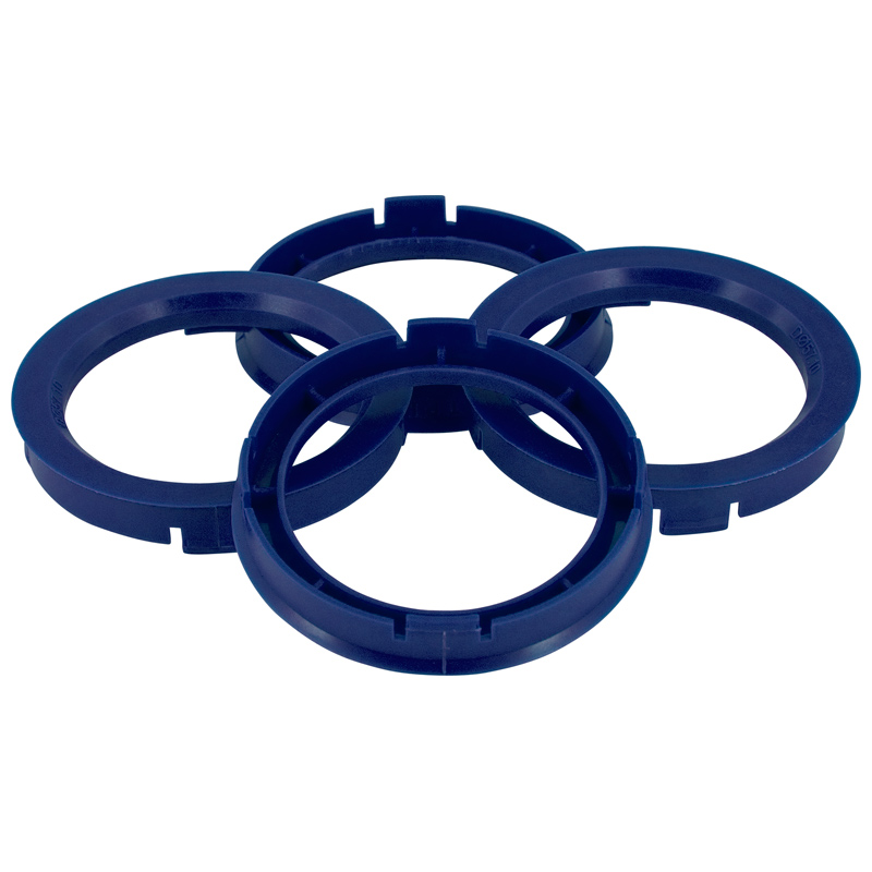 Set de Bagues de Centrage TPI - 72.5->56.6mm - Reflex Bleu