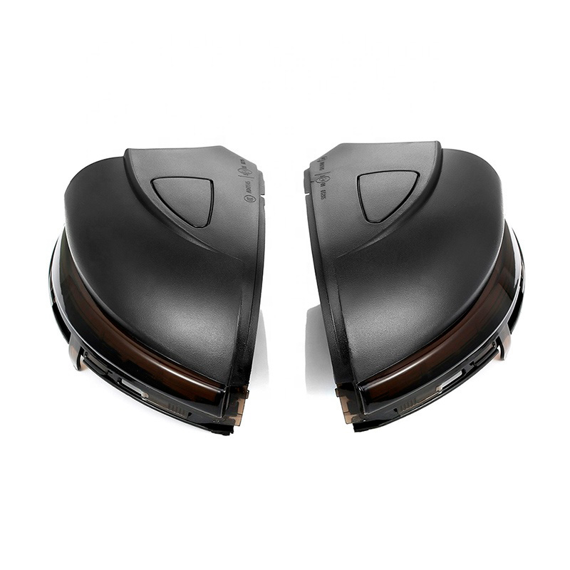 Set de Clignotants de Rétroviseurs LED sur mesure pour Volkswagen Jetta VI 2011- & Eos 2009- & Passat 3C 2011-2014 & CC 2008- & Beetle 2011- & Scirocco 2008- - Fumée - incl. Feux Dynamiques