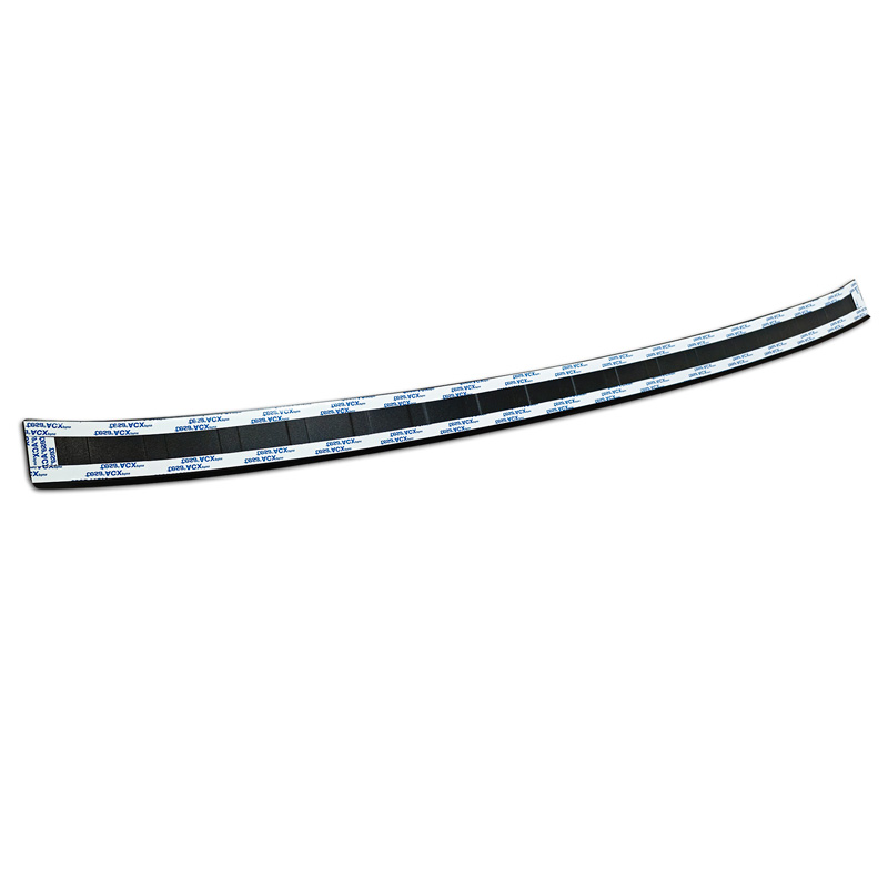 Protection de seuil arrière inox noir mat sur mesure pour Cupra Born 2021- 'Ribs'