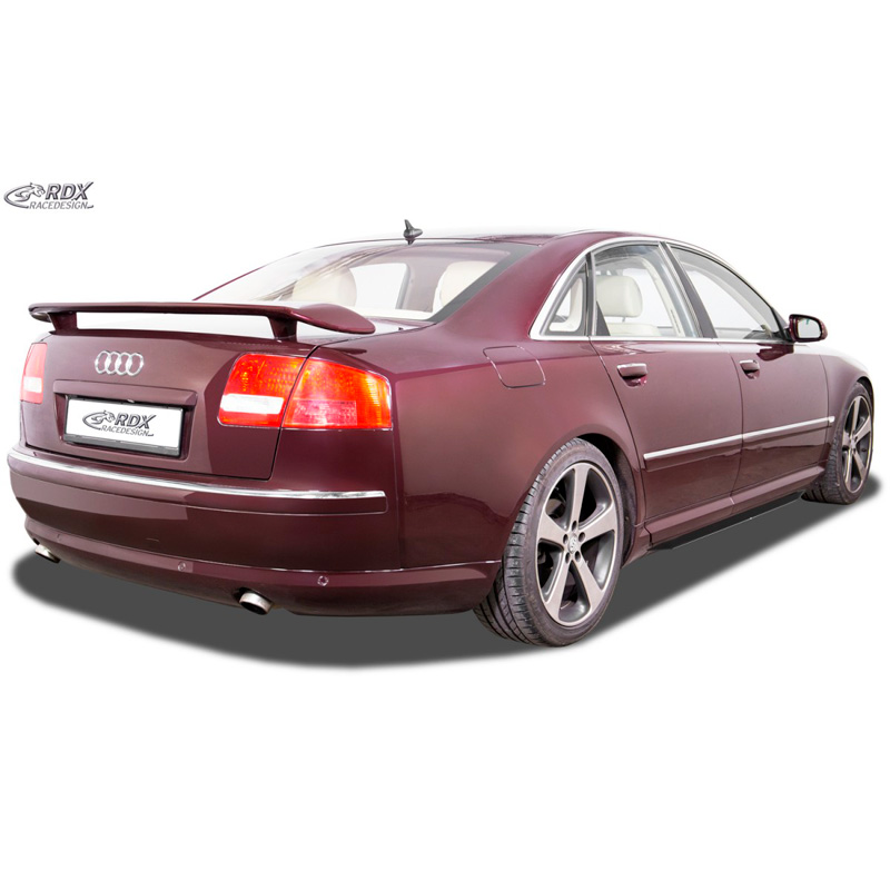 Jupes latérales 'Slim' sur mesure pour Audi A8 D3 2003-2009 (ABS noir luisant)