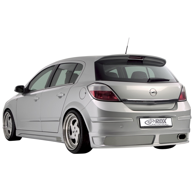 Jupe arrière sur mesure pour Opel Astra H 5 portes (PU)
