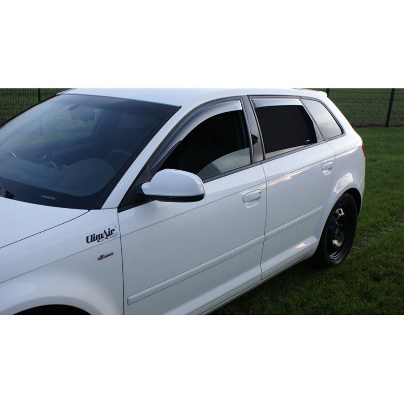 Déflecteurs latéraux Clair sur mesure pour Audi Q4 Sportback (F4N) 2021-