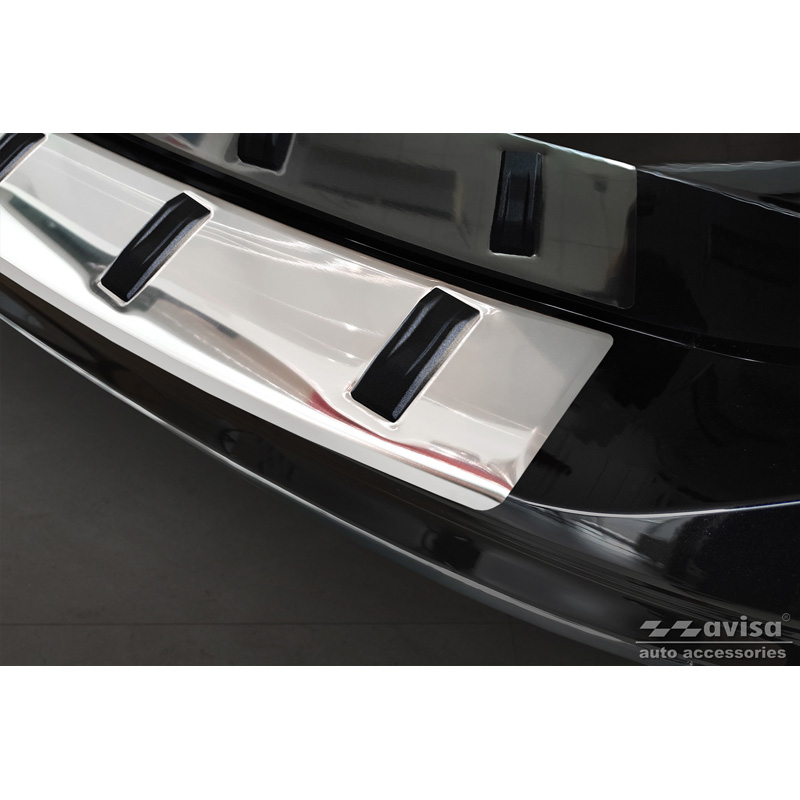 Protection de seuil arrière inox sur mesure pour Volkswagen Tiguan II 2016-2020 & Facelift 2020-2024 'STRONG EDITION'
