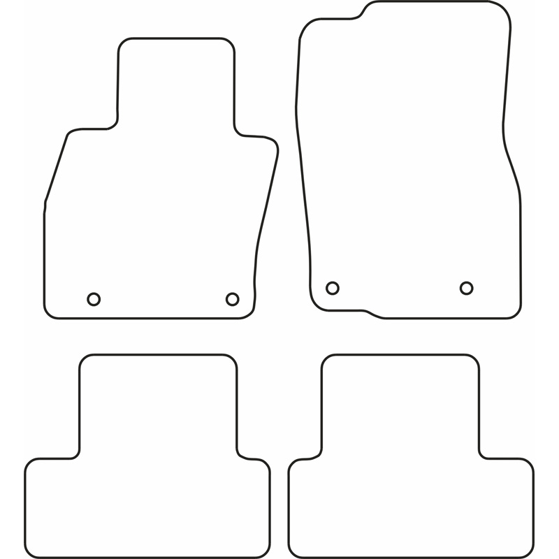Set de tapis de sol sur mesure pour Mazda CX-60 2022-