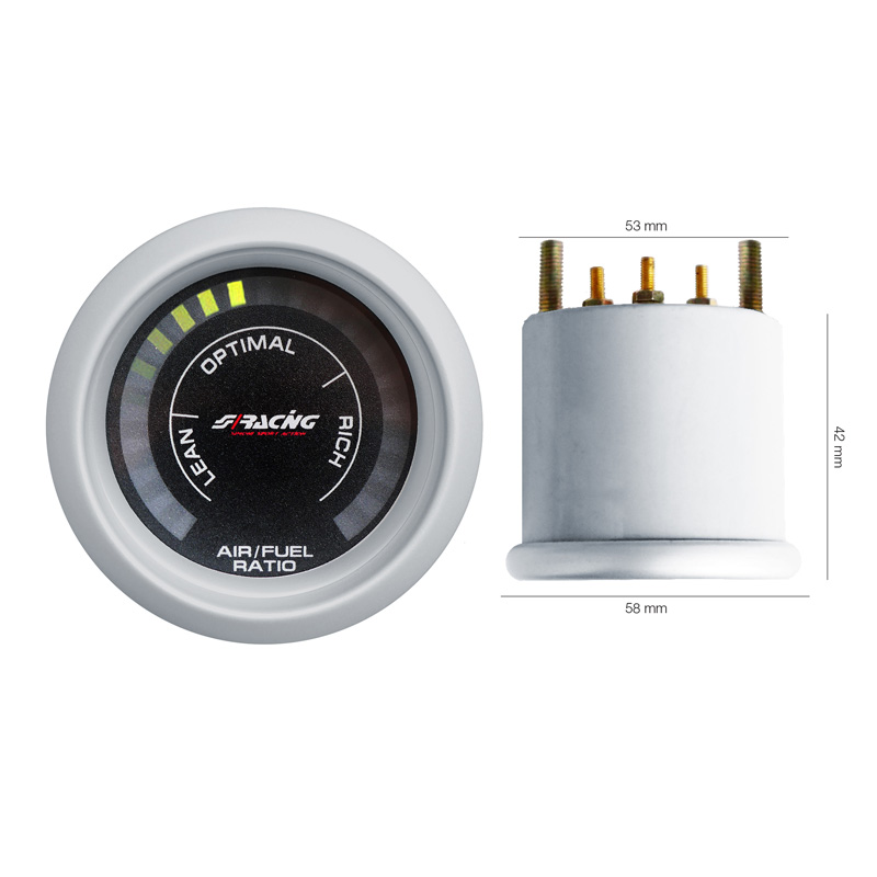 Simoni Racing Manomètre Digital - Ratio Air-Carburant - 52mm