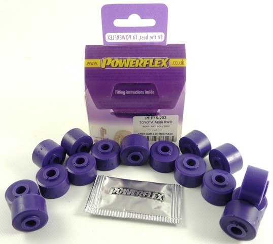 Toyota Corolla AE86 RWD Front Anti Roll Bar Link Bush Kit - Powe