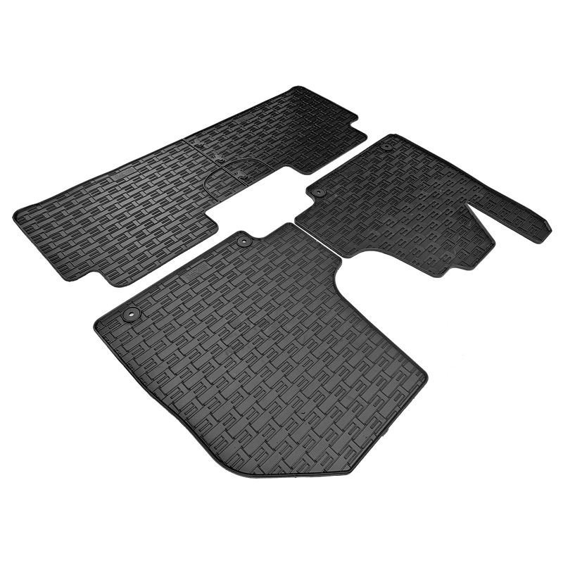 Set tapis de caoutchouc sur mesure pour Hyundai Ioniq 5 (NE) 2020- (3-pièces + points de fixage)