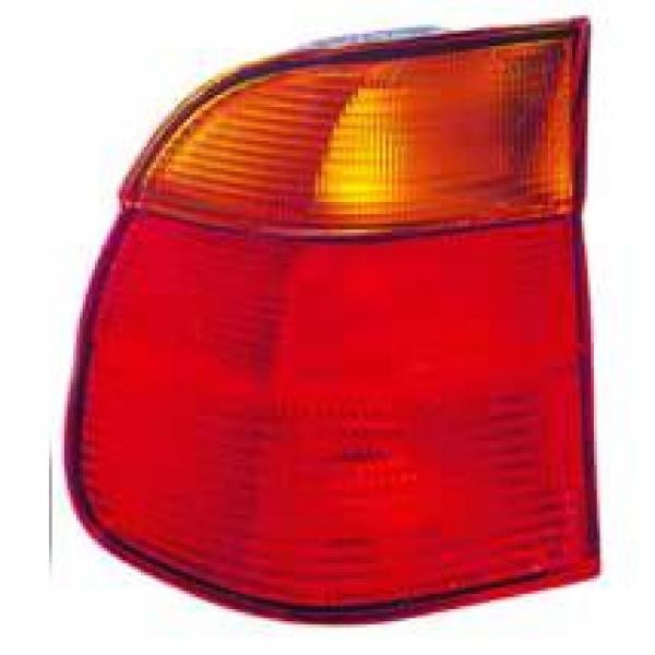 Achterlicht links buiten BMW E39 95-00 ALLEEN TOURING ROOD-ORANJ