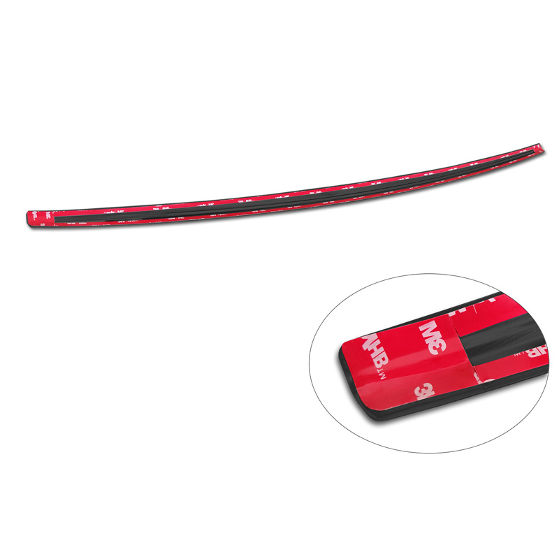 Protection de seuil arrière inox noir sur mesure pour Toyota Prius V (XW60) 2023-