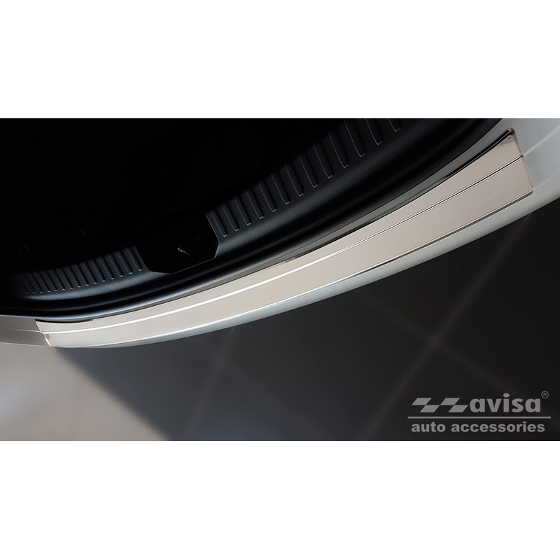 Protection de seuil arrière inox sur mesure pour Seat Leon IV HB 5-portes 2020- & Cupra Leon HB 5-portes 2021-