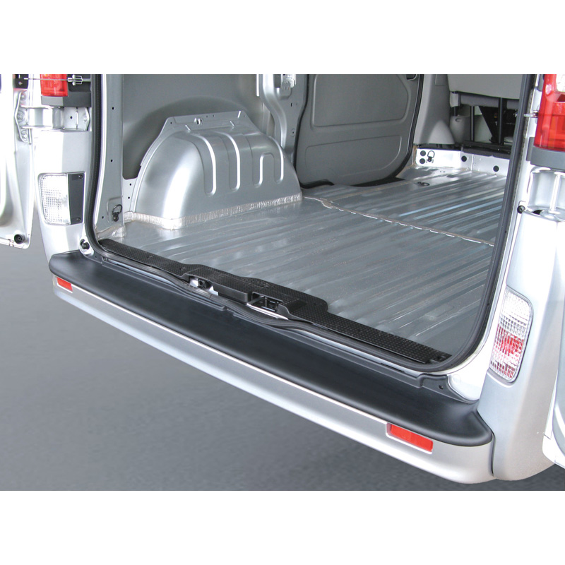 Protection de seuil arrière (ABS) sur mesure pour Nissan Primastar/Opel Vivaro/Renault Trafic 2006-2014 Noir