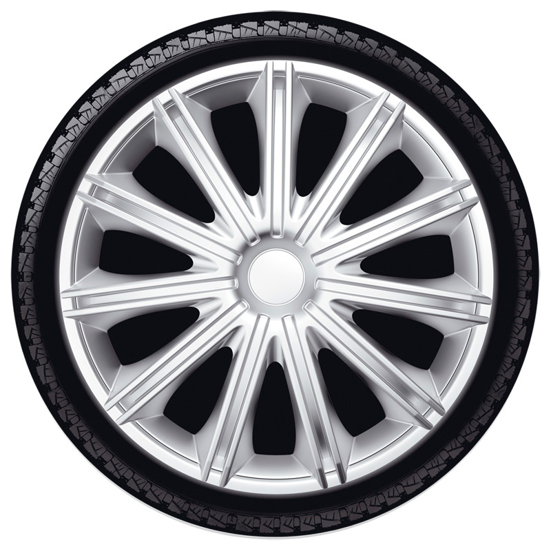Jeu d'enjoliveurs Nero 18-inch argent