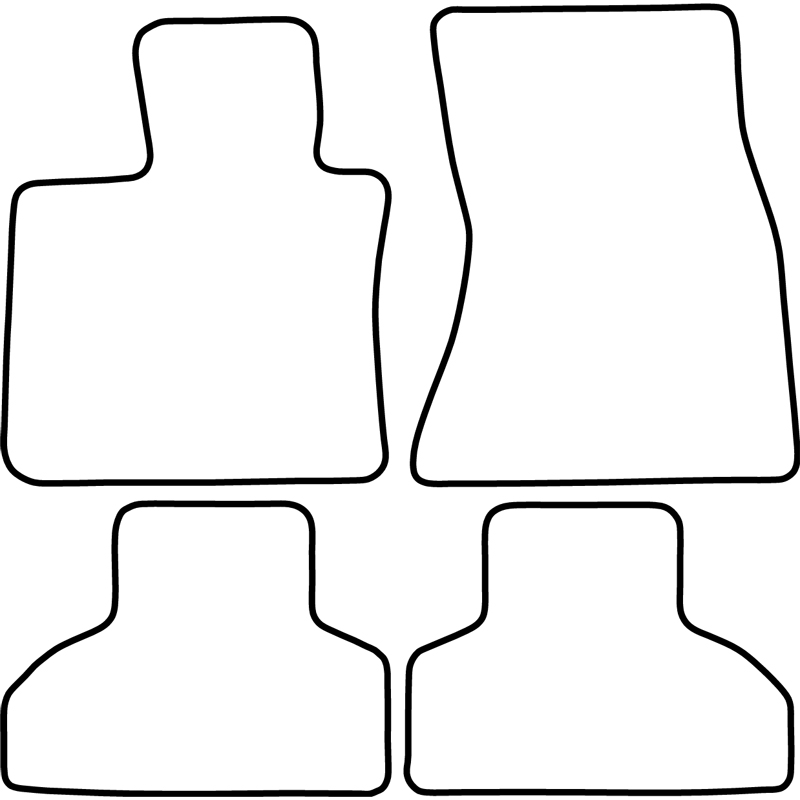 Set de tapis de sol sur mesure pour BMW X5 F15 2013-2018