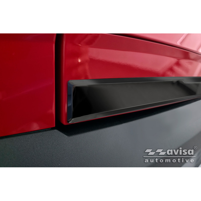 Avisa Moulure de hayon en Inox Noir Chrome sur mesure pour Hyundai Tucson IV 2020-2024 & Facelift 2024-