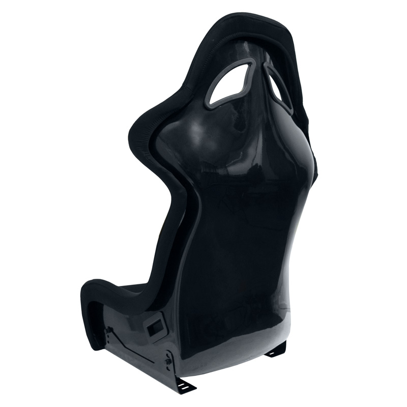 Siège baquet 'BS7' - Noir - Dossier fixe en polyester - incl. glissières