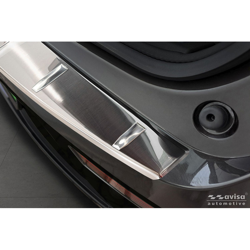 Avisa Protection de Seuil de Coffre Acier Inox sur mesure pour Volvo EX90 2022- - Argent