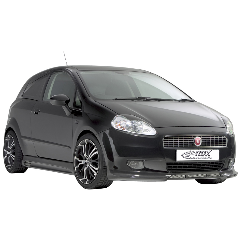 Jupes latérales sur mesure pour Fiat Grande Punto 2005- 'GT-Race' (ABS)