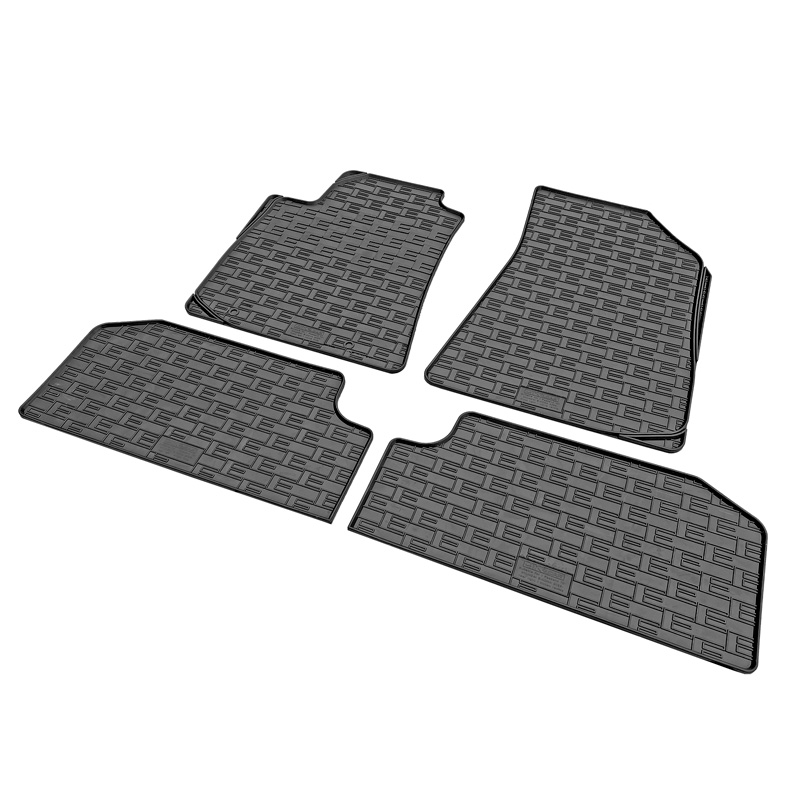 Set tapis de caoutchouc sur mesure pour Hyundai e-Kona II (EV) 2023- (4-pièces + points de fixage)