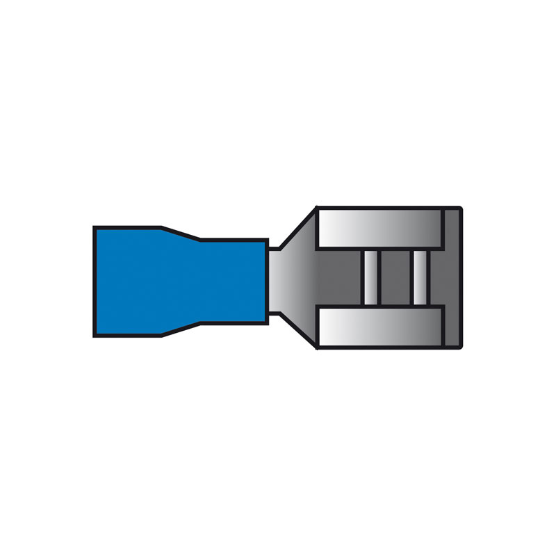 Carpoint Cosses Plates Femelles 542 Bleu 10-pièces
